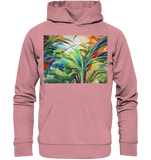 Expressionistische Ekstase von Hawaii-Palmen  - Organic Basic Hoodie