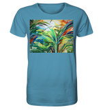 Expressionistische Ekstase von Hawaii-Palmen  - Organic Shirt